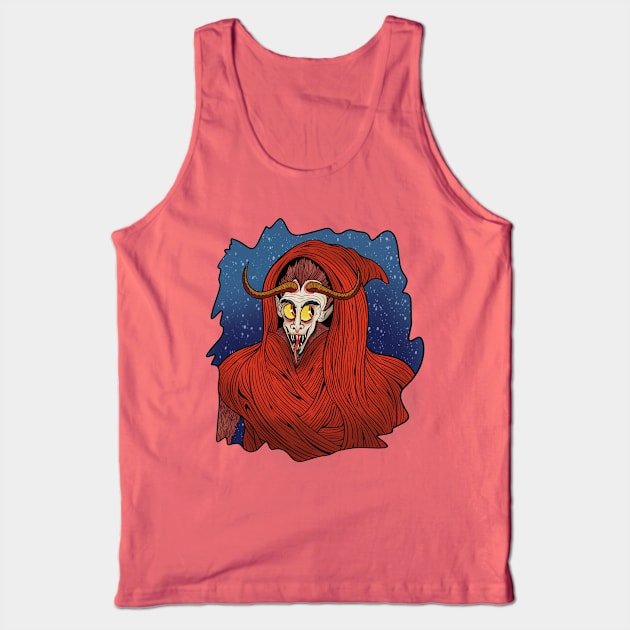 Krampus Window Tank Top by LeMae Macabre